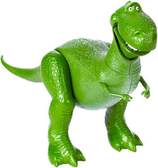 Mattel Toy Story Rex figure in relative scale for immersive play
