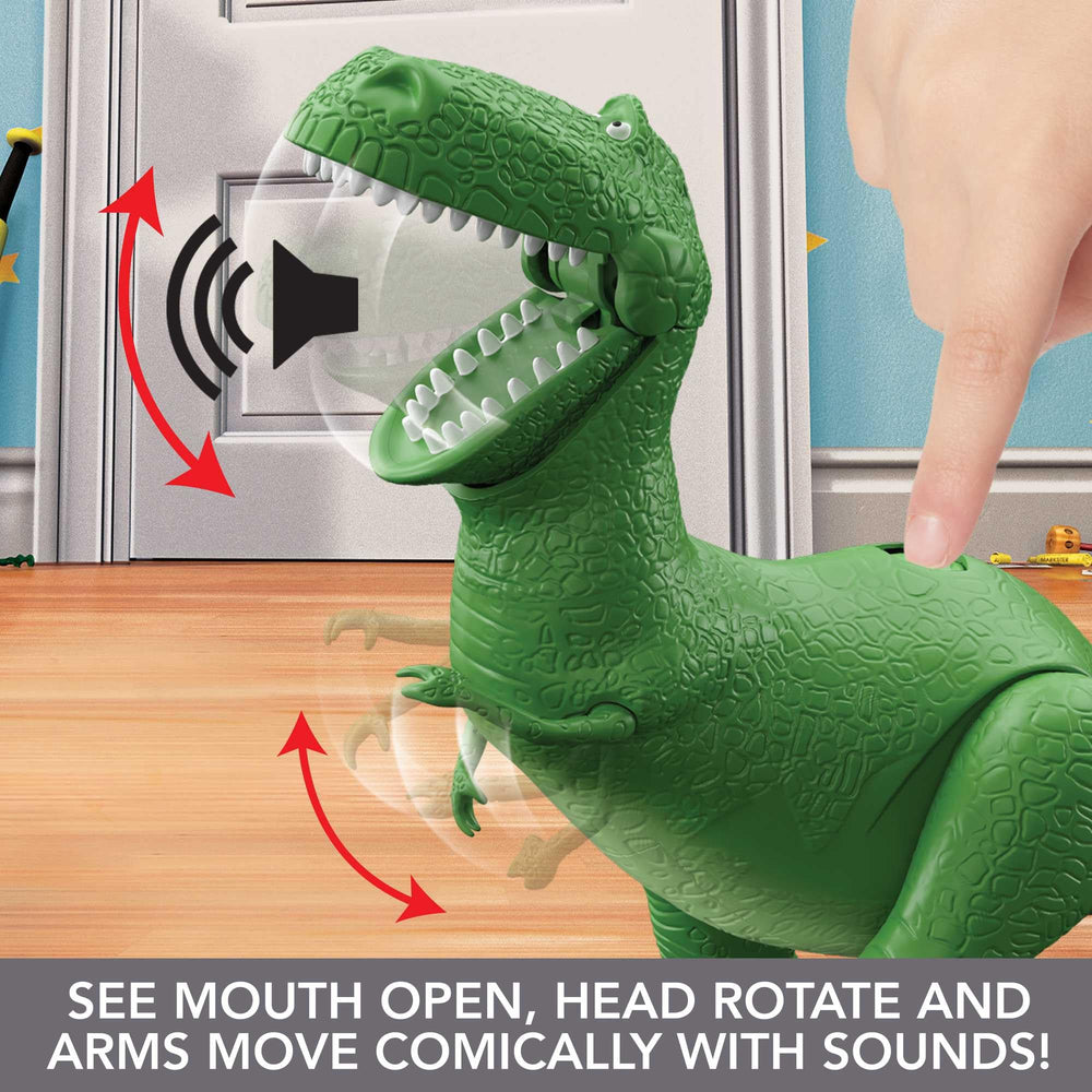 Mattel Toy Story Roarin’ Laughs Rex assembly needed for leg and tail