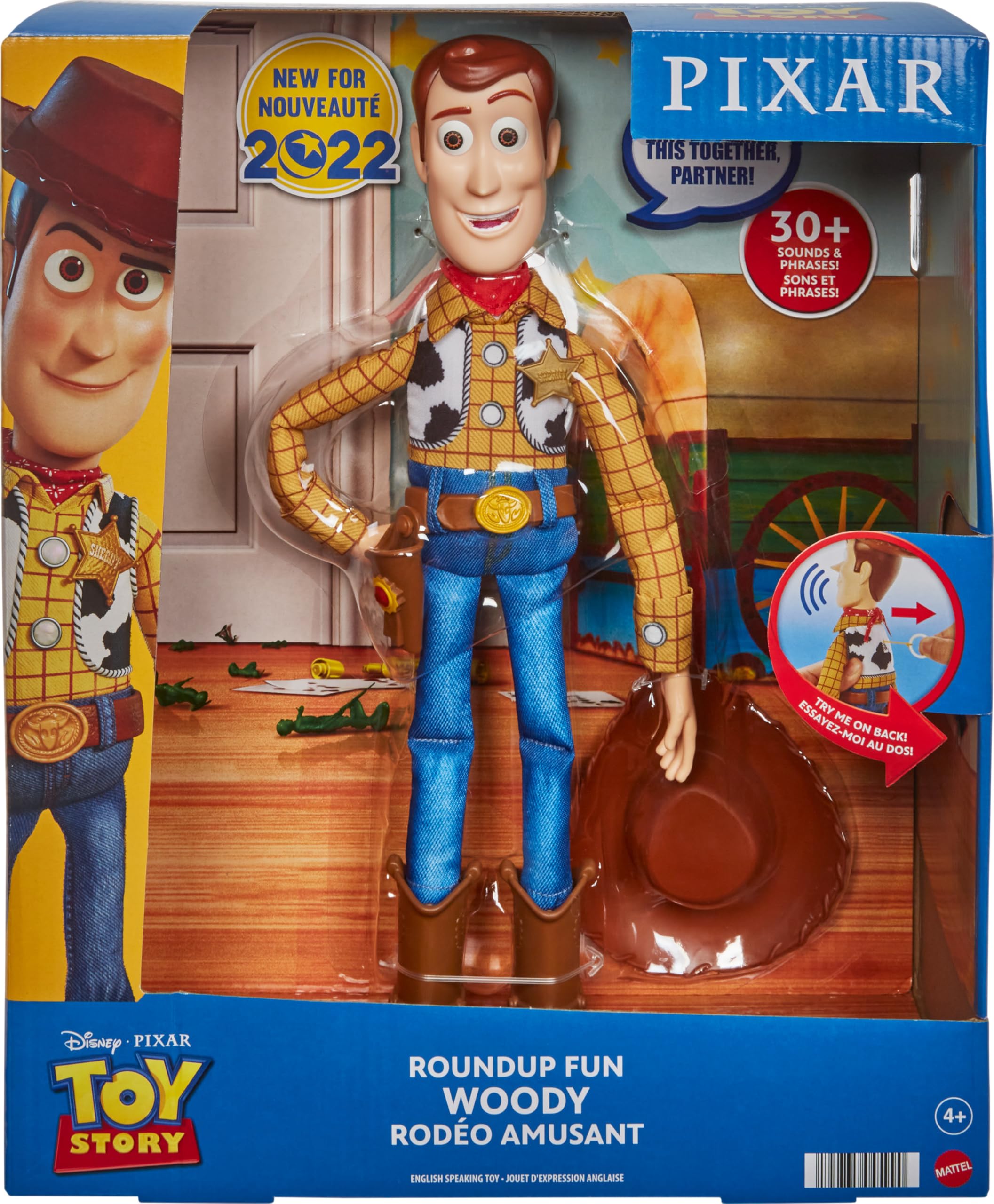 Mattel Toy Story Woody gift idea for Pixar fans ages 3 and up.