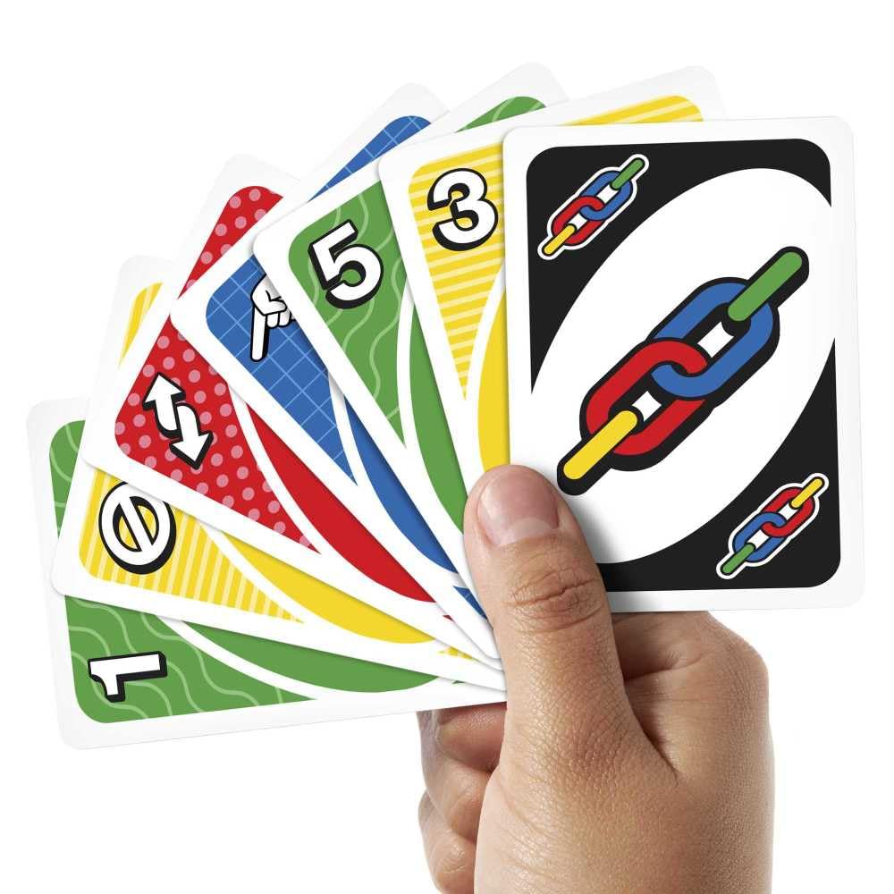 Mattel UNO Party box front highlighting bold party branding