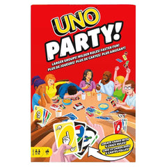 Mattel UNO Party colorful cards deck ready for a vibrant group game night