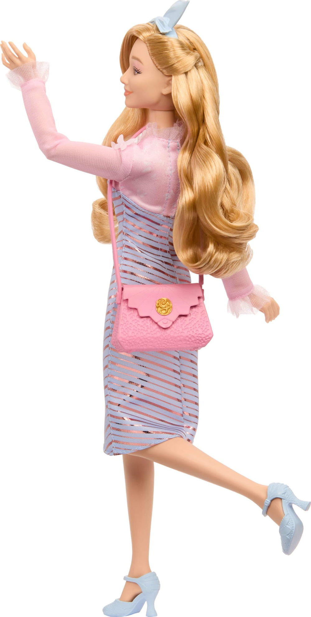 Mattel Glinda articulated joints for flexible posing.