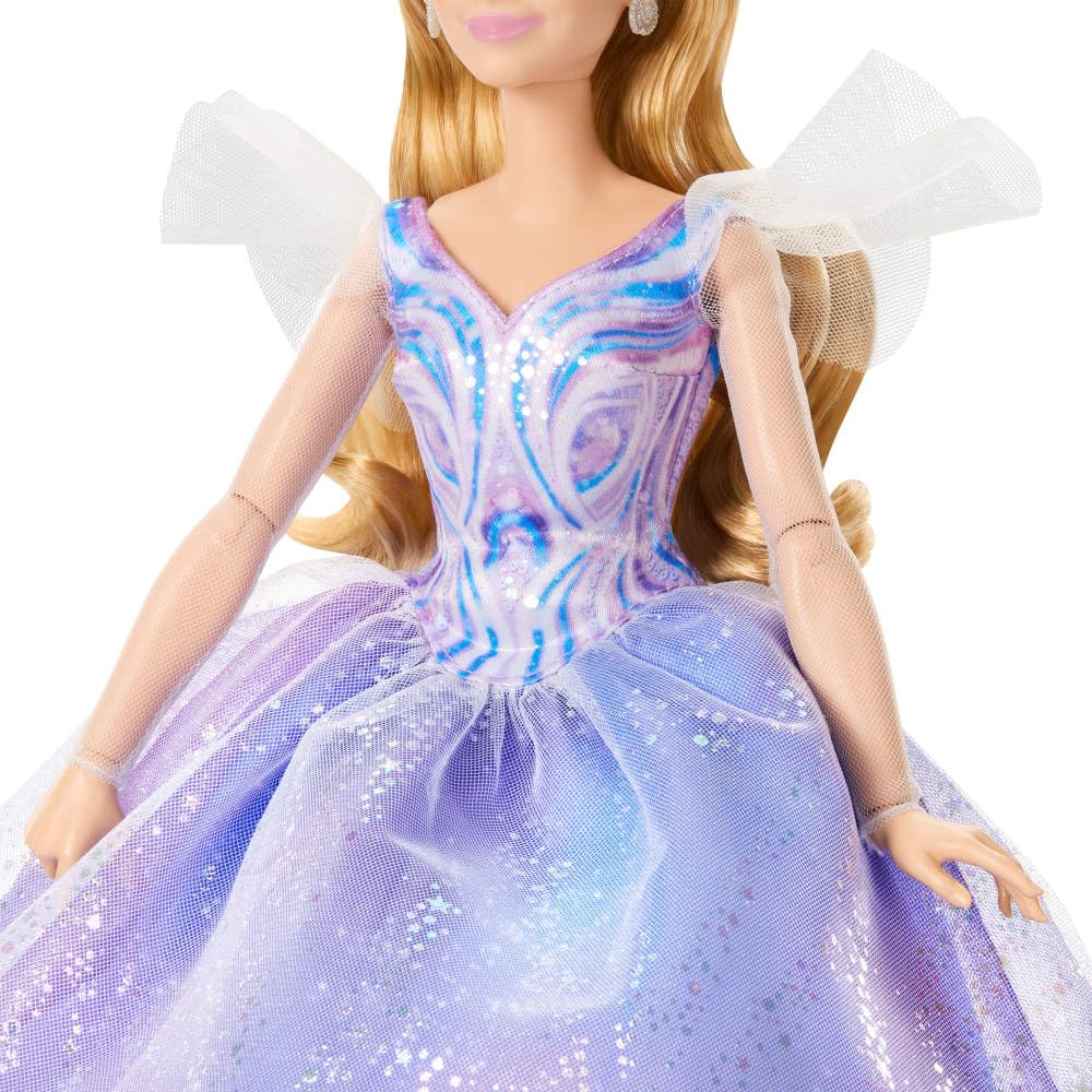 Mattel Wicked Glinda doll ready for display and storytelling at home.
