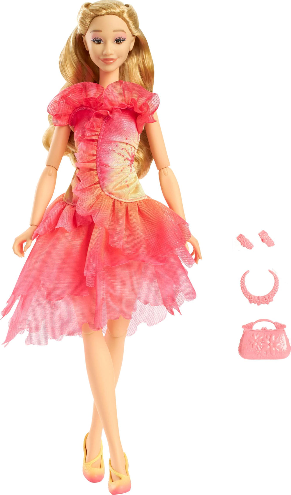 Mattel Wicked Glinda hairclips help style her iconic blonde hair.