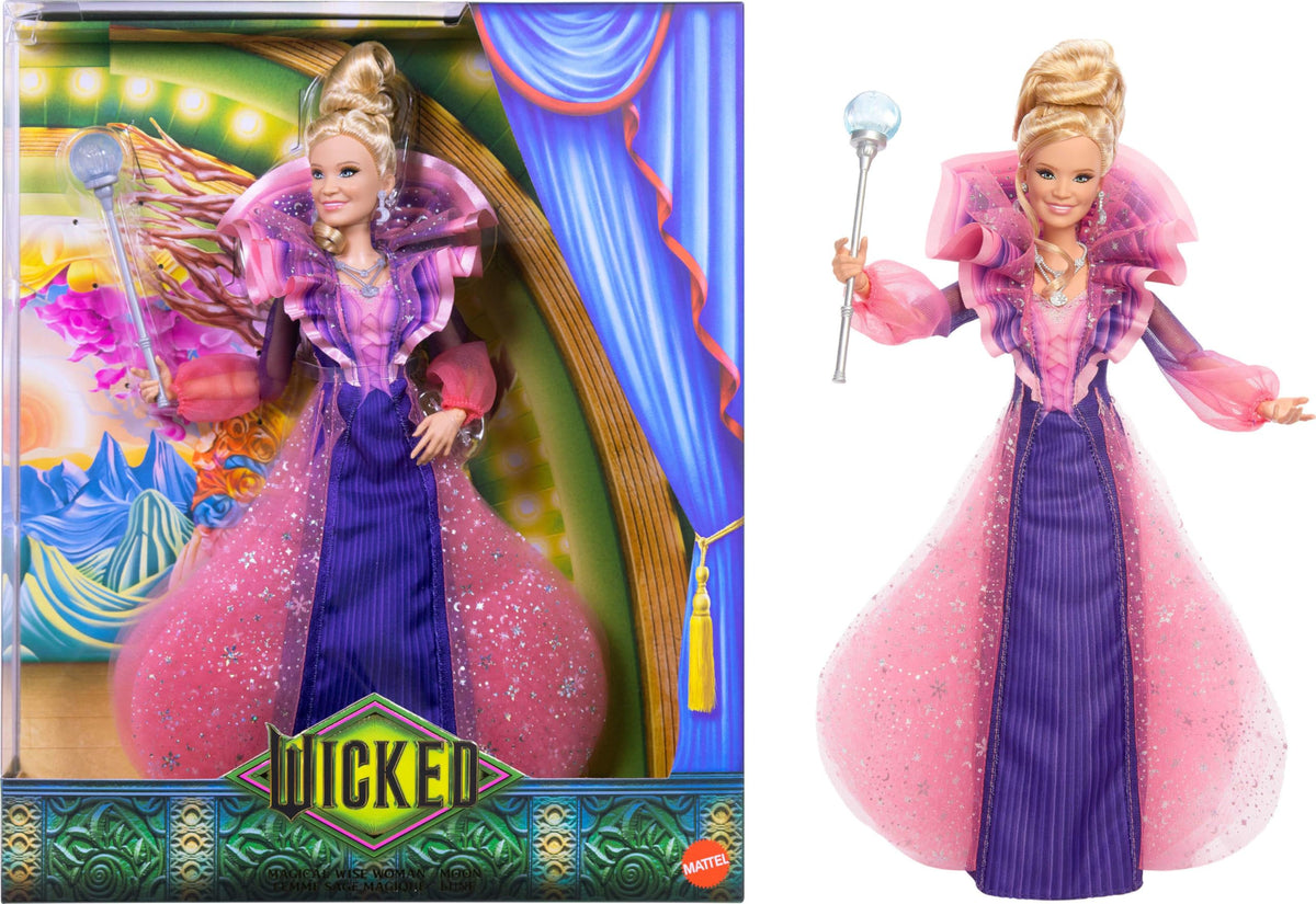 Mattel Wicked Moon Fashion Doll in violet gown for display or imaginative play.