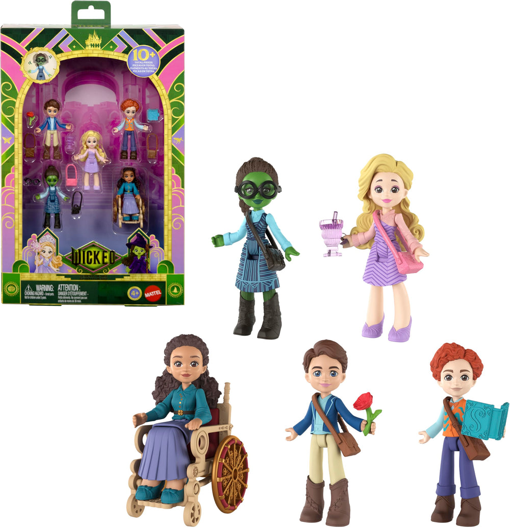 Mattel Wicked Students of Shiz Elphaba doll with bobble head for imaginative play
