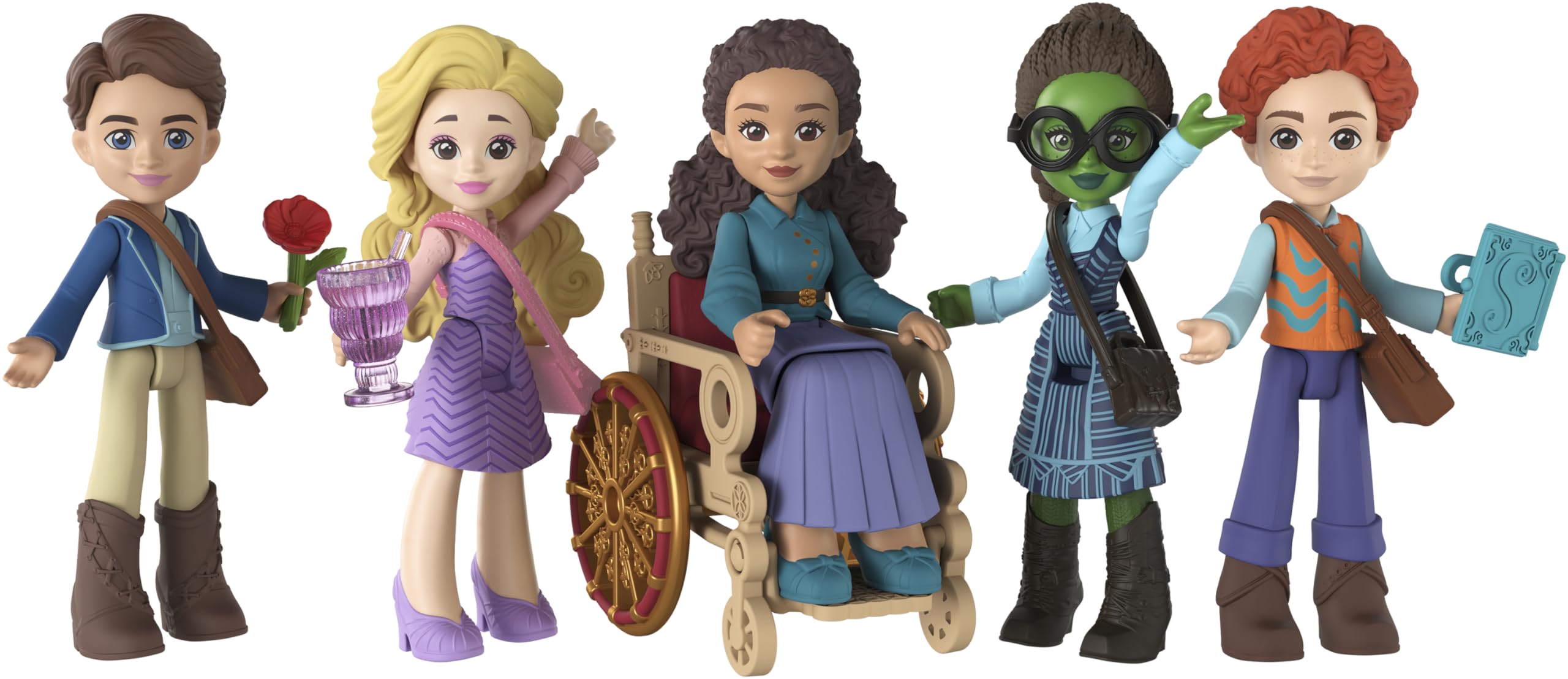 Mattel Wicked Students of Shiz Glinda doll in uniform for storytelling adventures