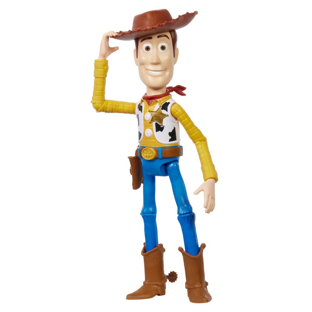 12-inch Woody figure with movie-authentic detail for easy handling.