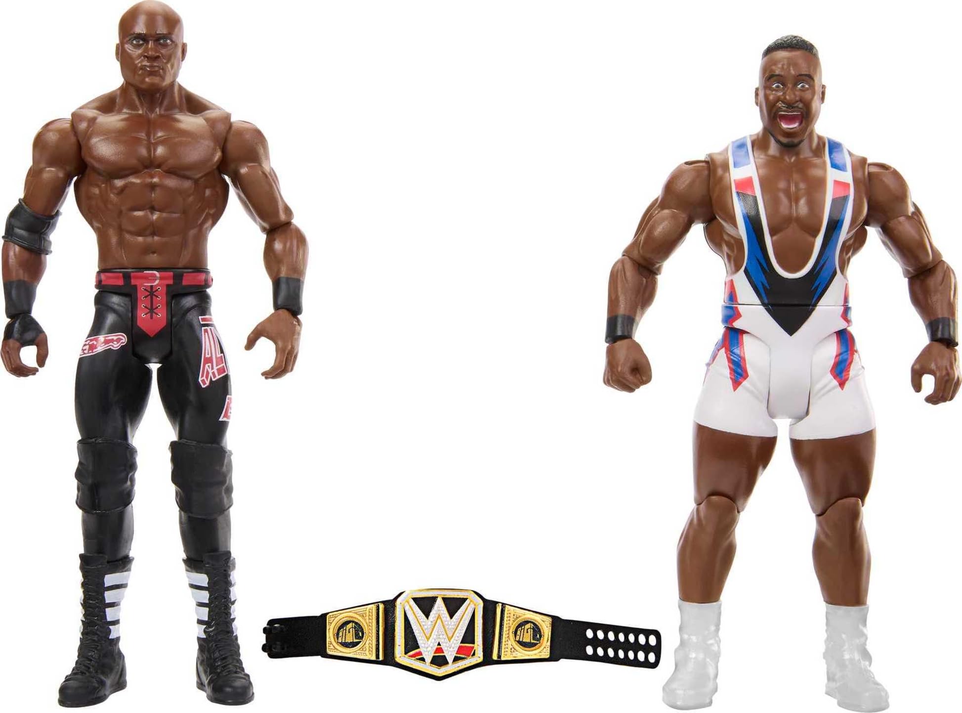 Mattel WWE Big E vs Lashley 2-pack figures ready for dynamic battles and display