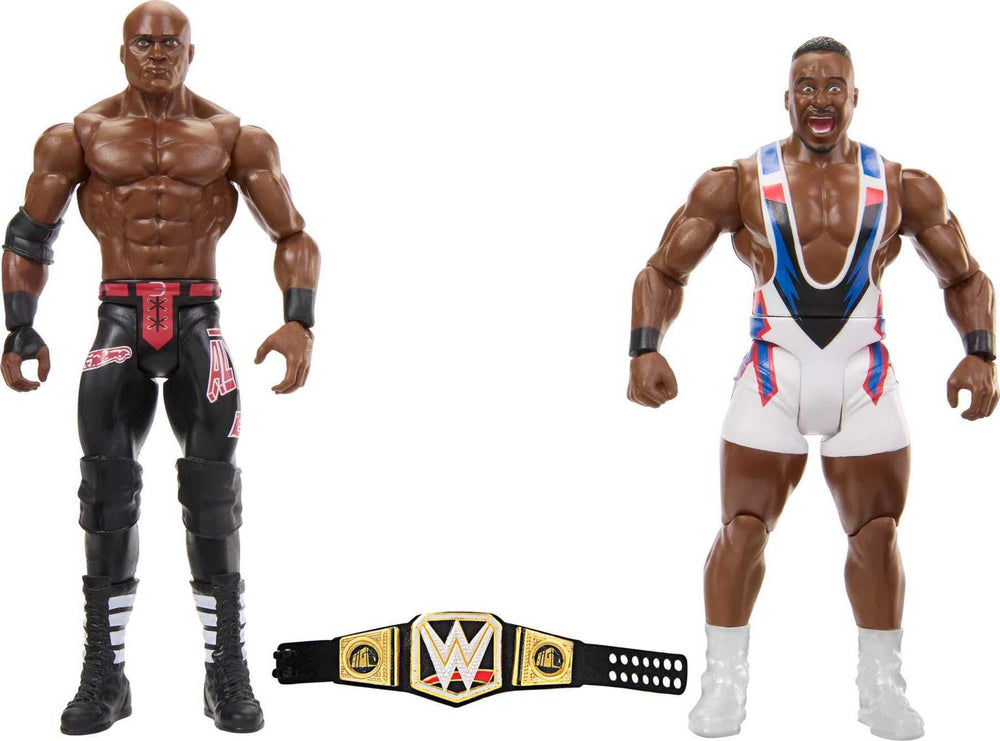 Mattel WWE Big E vs Lashley 2-pack figures ready for dynamic battles and display