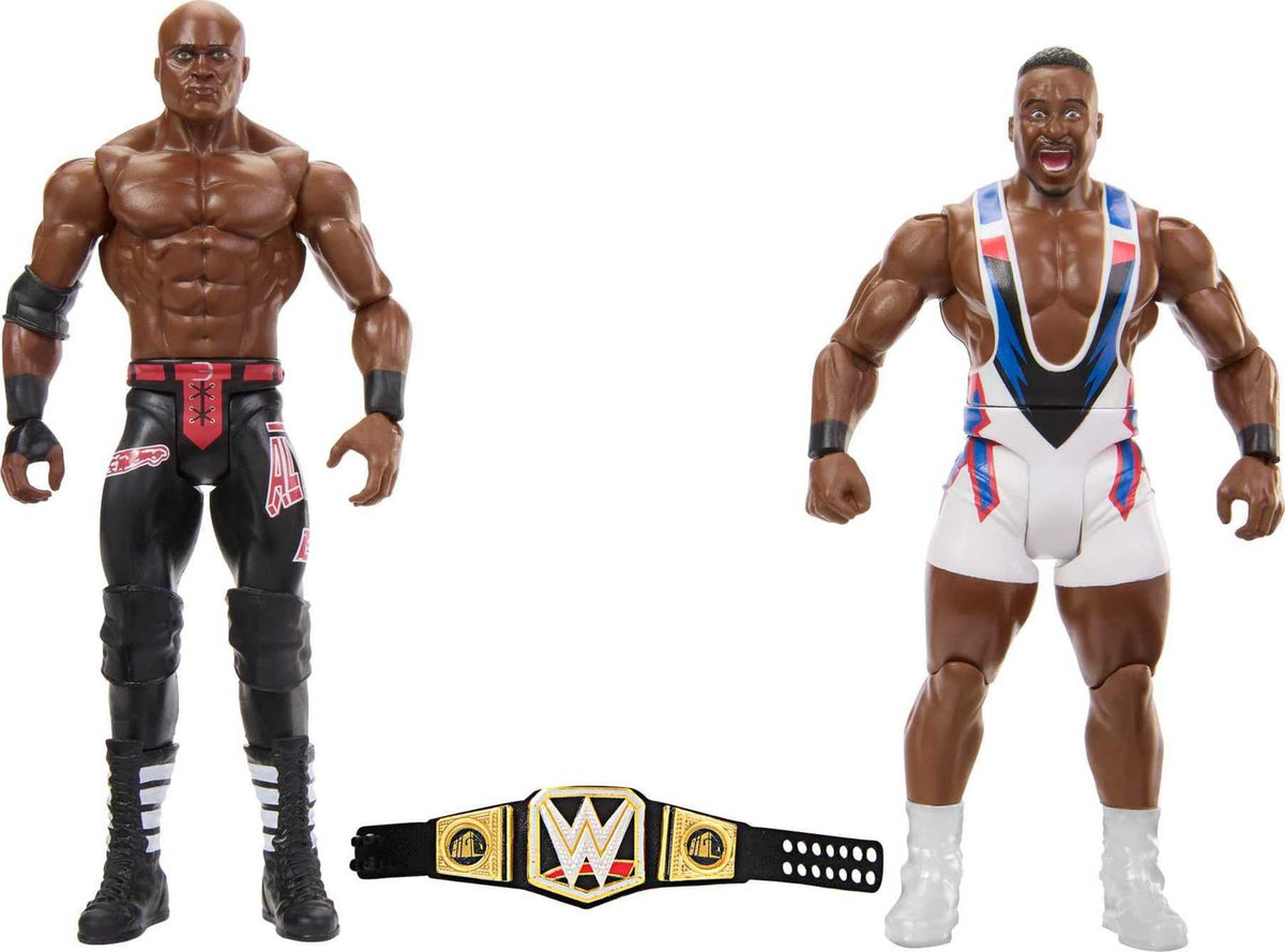 Mattel WWE Big E vs Lashley 2-pack figures ready for dynamic battles and display