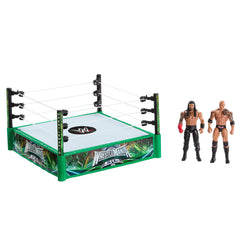 Mattel WWE Bloodline Rules Ring with Pro Tension Ropes for dynamic battles