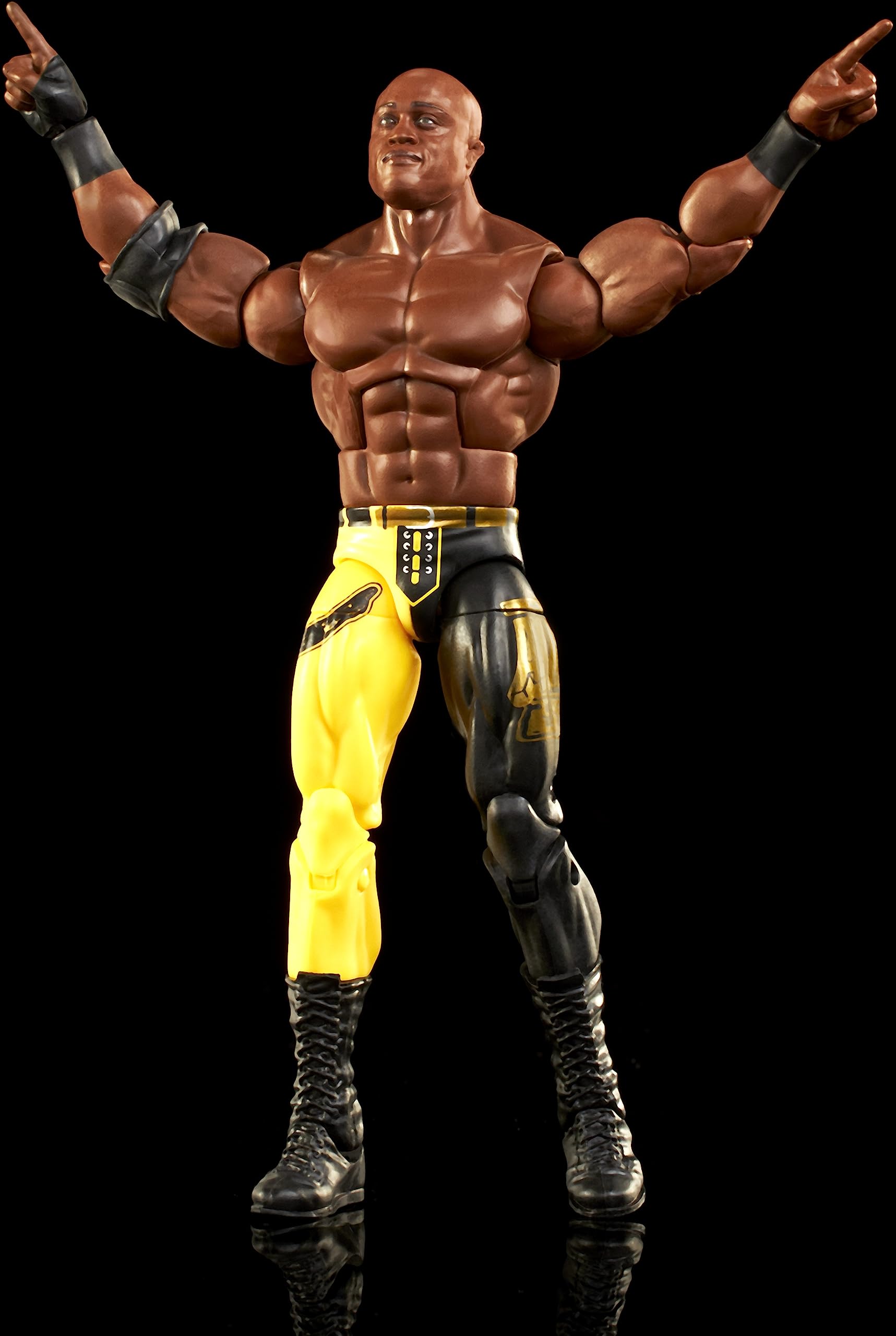 Mattel WWE Bobby Lashley Elite articulation poses for dynamic action setups