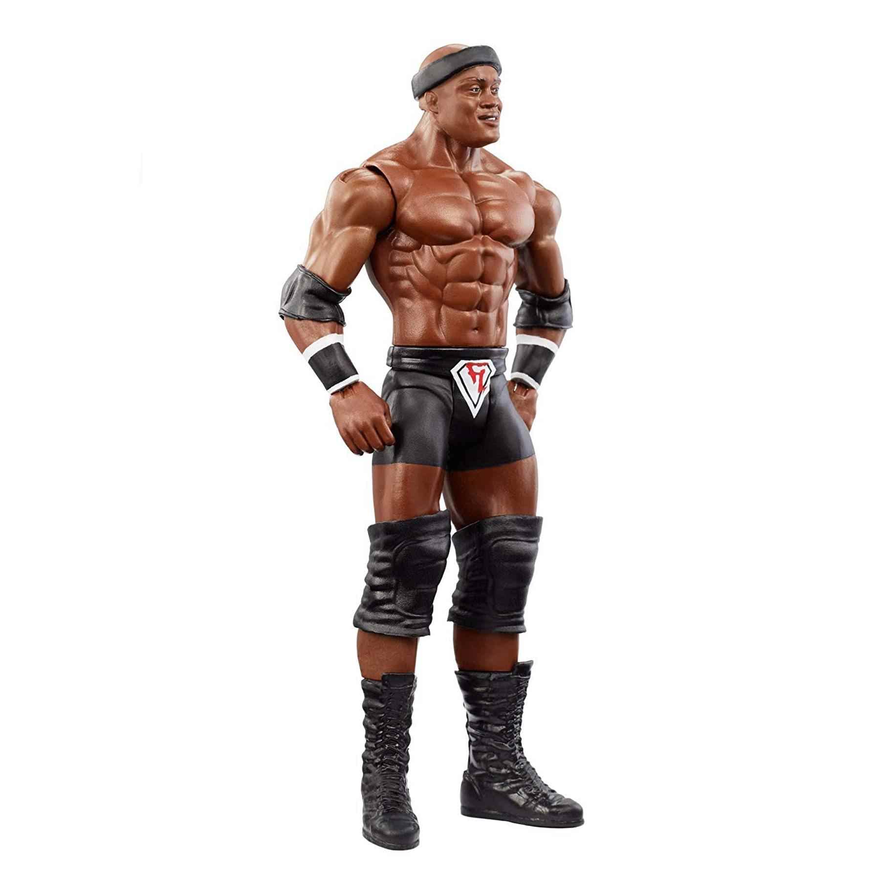 Lashley ring gear detail highlighting authentic wrestling attire.