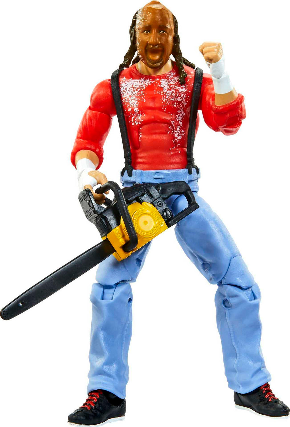 Mattel WWE Chainsaw Charlie Elite figure in packaging highlights collectible status