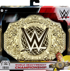 Mattel WWE Championship belt detailed stitching conveys premium look that boosts imagination.