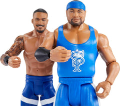 Mattel WWE Showdown figures in action pose for epic match recreation