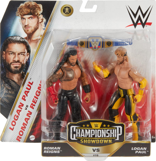 Roman Reigns figure with authentic ring gear for dynamic play
