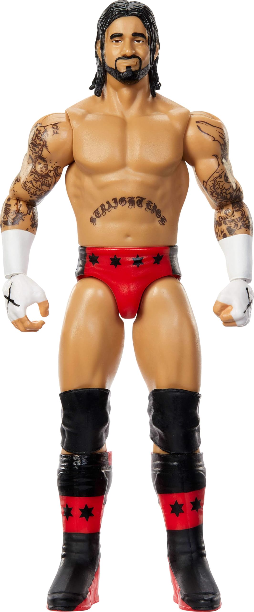 Mattel WWE Cm Punk 6-inch figure ready for display or play with authentic styling