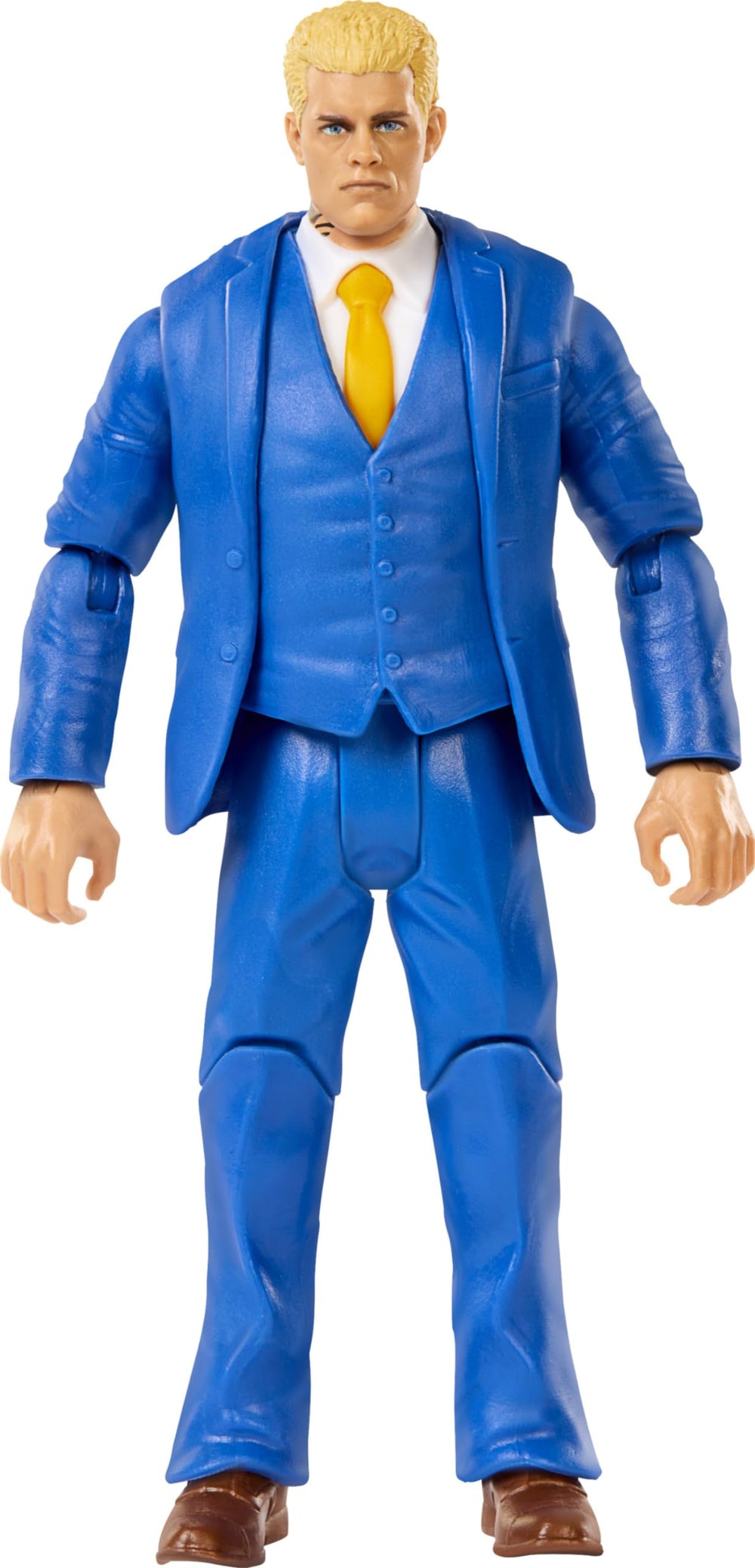 Mattel WWE Cody Rhodes American Nightmare figure, front view with authentic gear.