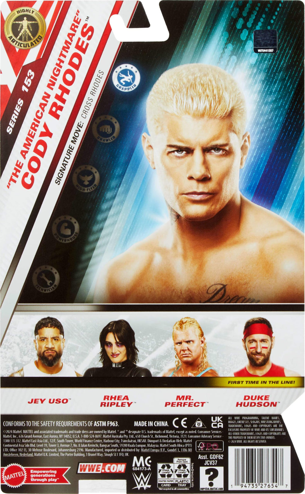 Cody Rhodes figure ready for action-packed display and photography