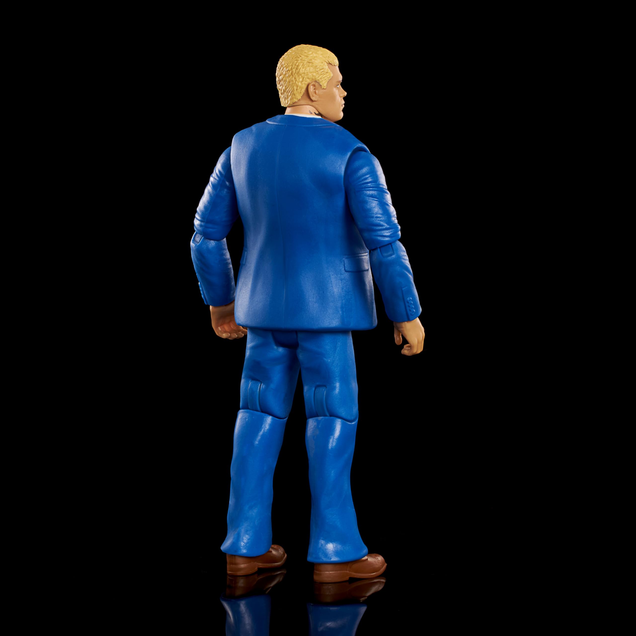 Mattel WWE Cody Rhodes figure packaging suitable for display.