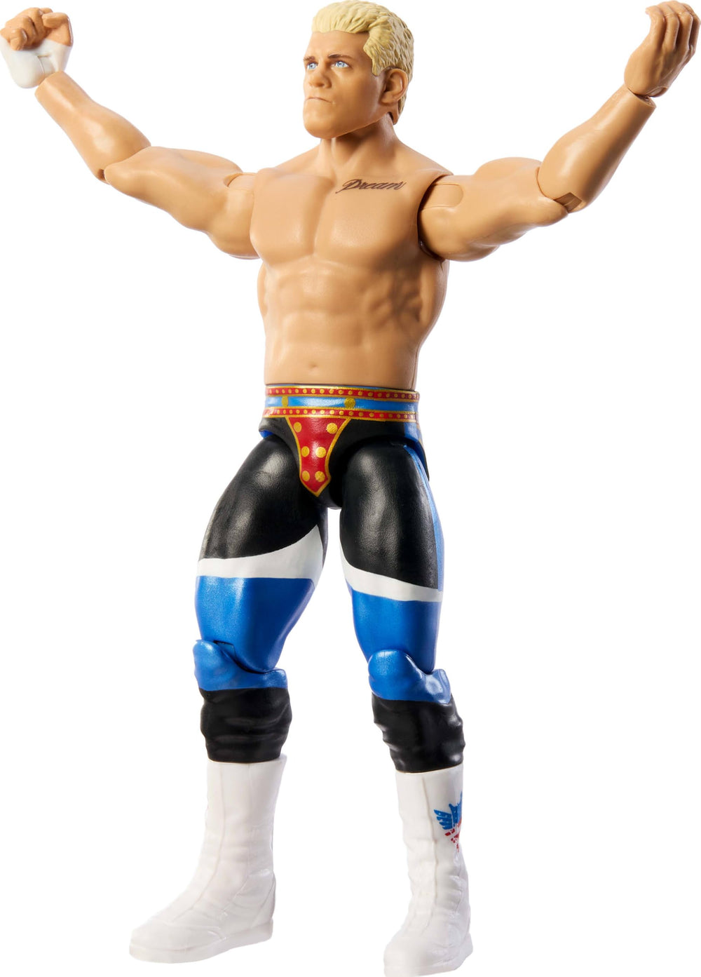 Cody Rhodes ring gear detail suitable for display and posing