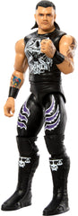 Mattel WWE Dominik Mysterio figure front view with true-to-life details for display