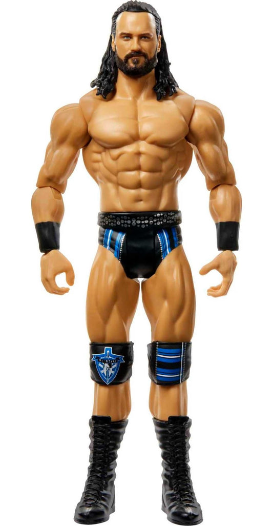 Mattel WWE Drew McIntyre figure with six-inch articulation for dynamic posing.