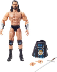 Mattel WWE Drew McIntyre figure front view with authentic scale for display