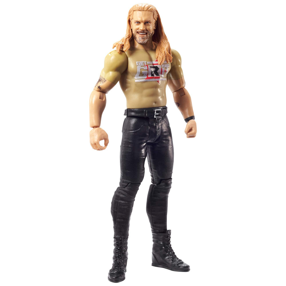 Mattel WWE Edge Series 120 front view figure for authentic play and display.