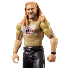 Mattel WWE Edge Series 120 TrueFX face detail captures lifelike expressions.