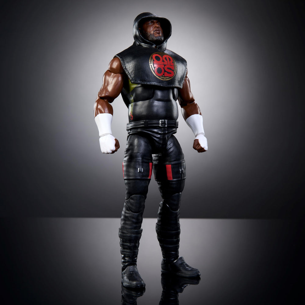 Mattel WWE Elite Omos iconic accessories for authentic ring setups.
