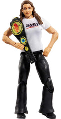 Stephanie McMahon figure with swappable hands for diverse poses and expressions.