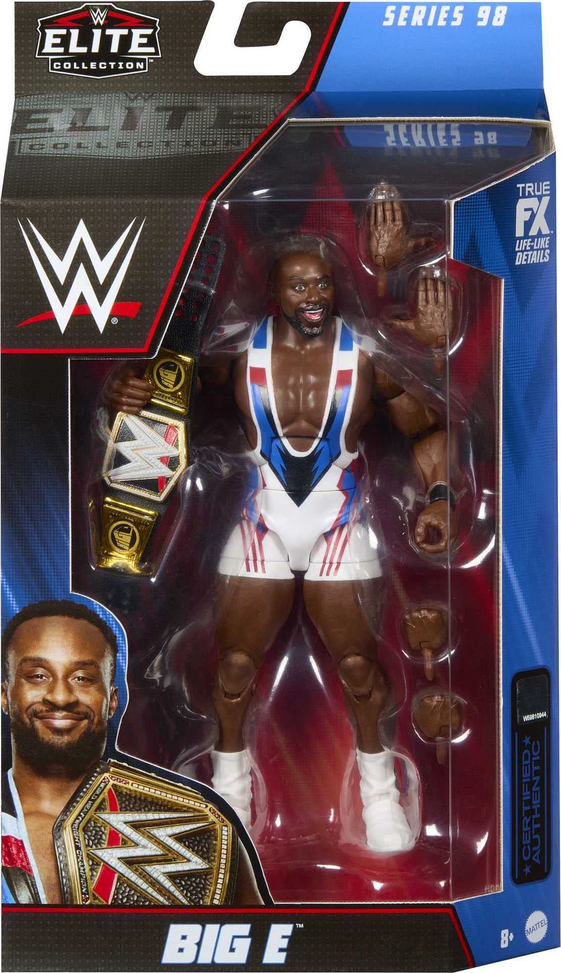 Mattel WWE Elite Big E Series 98 collection piece ready for fans