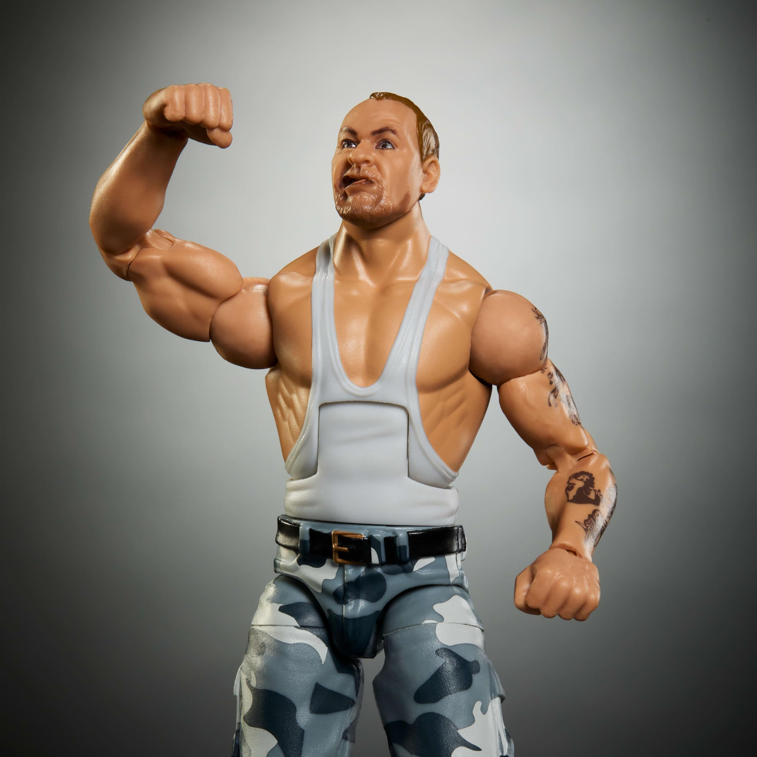 Mattel WWE Elite Build-A-Figure pieces to complete another figure.