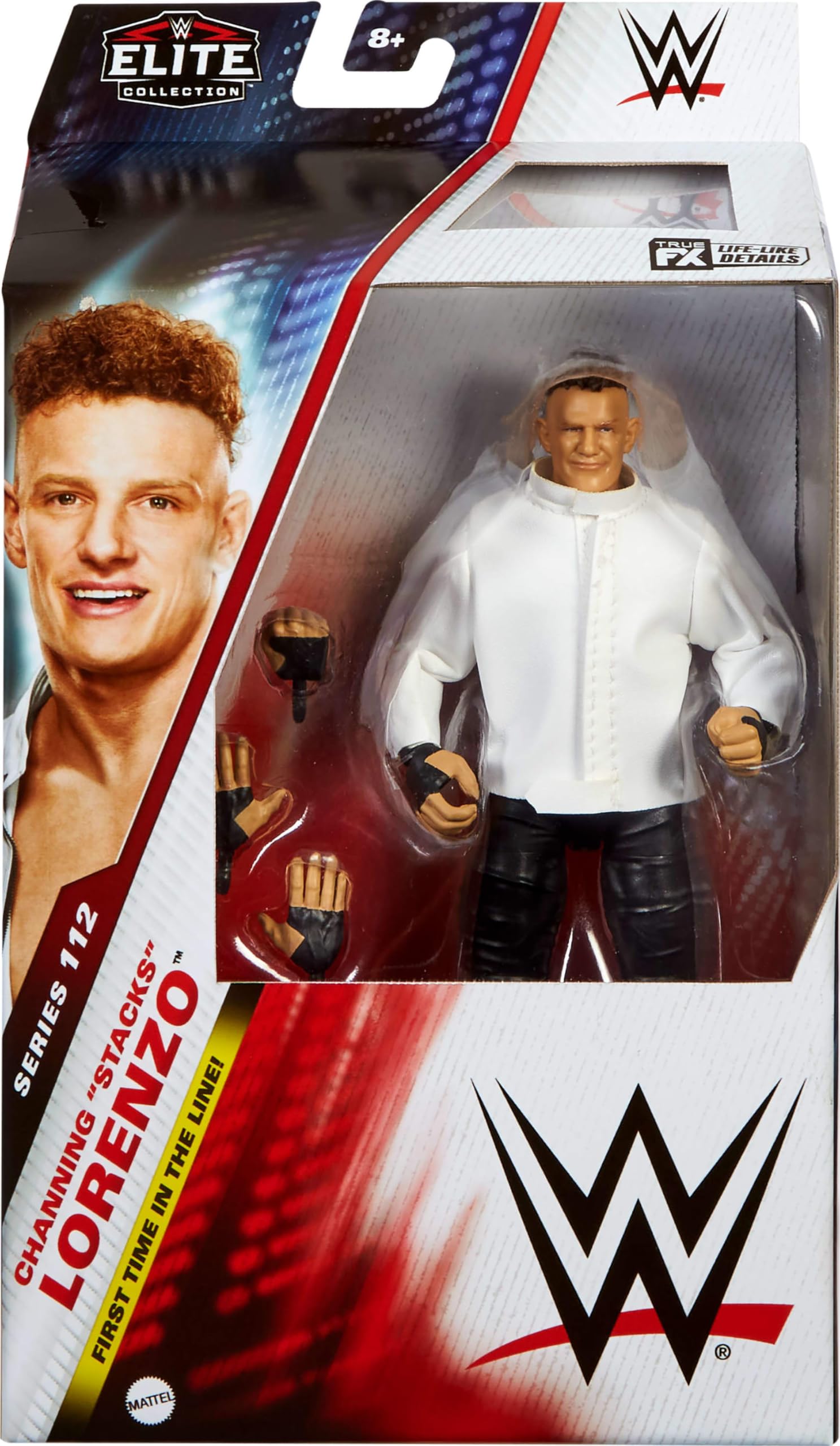 Mattel WWE Elite Channing 'Stacks' Lorenzo shows 25 articulation points in action