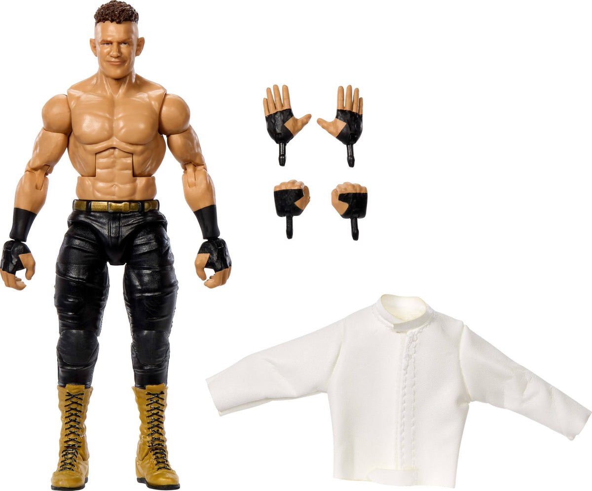 Mattel WWE Elite Channing 'Stacks' Lorenzo front view for display and collection