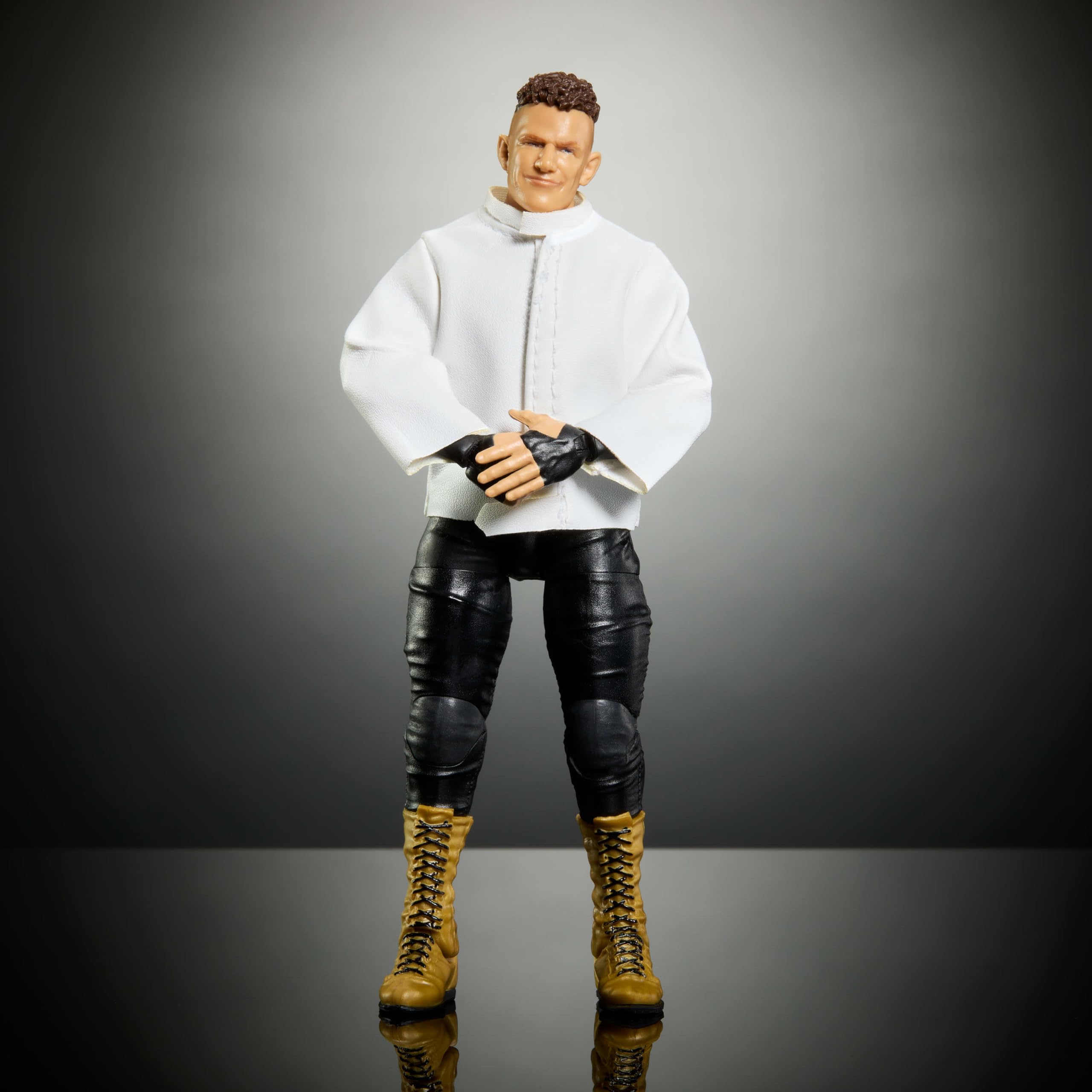 Mattel WWE Elite Channing 'Stacks' Lorenzo TrueFX detailing on lifelike face