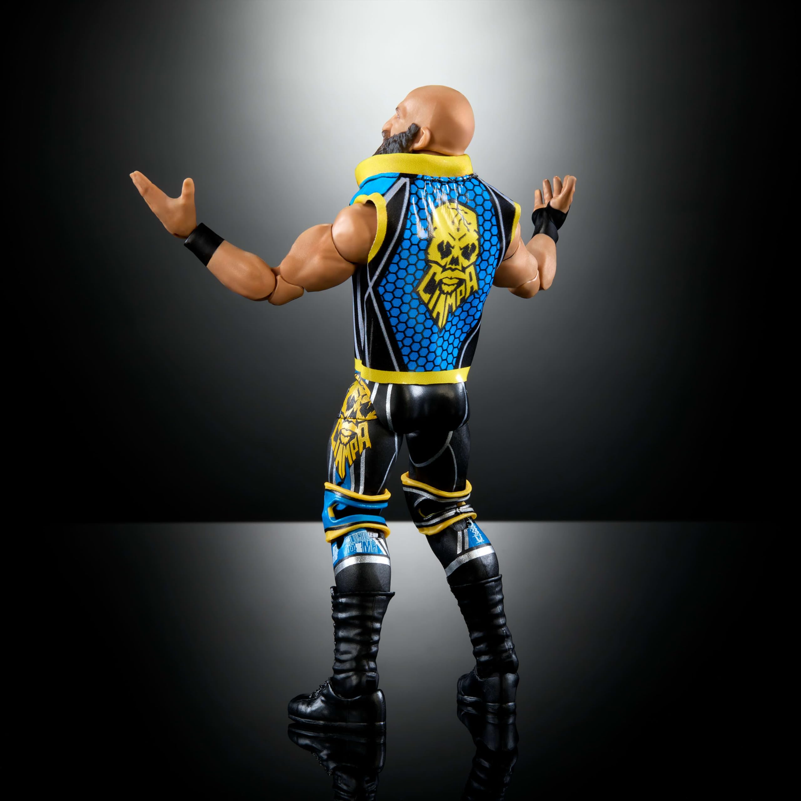 Mattel WWE Elite Ciampa packaging with logo evokes official WWE presentation