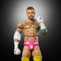 Mattel WWE Elite CM Punk with swappable hands for versatile play and display.
