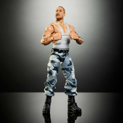 Mattel WWE Elite Deluxe articulation enables flexible poses and action recreations.