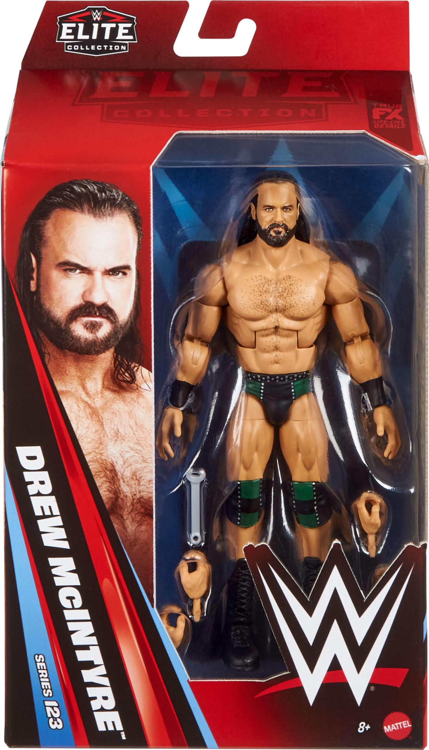Drew McIntyre with 25 articulation points enables dynamic action poses