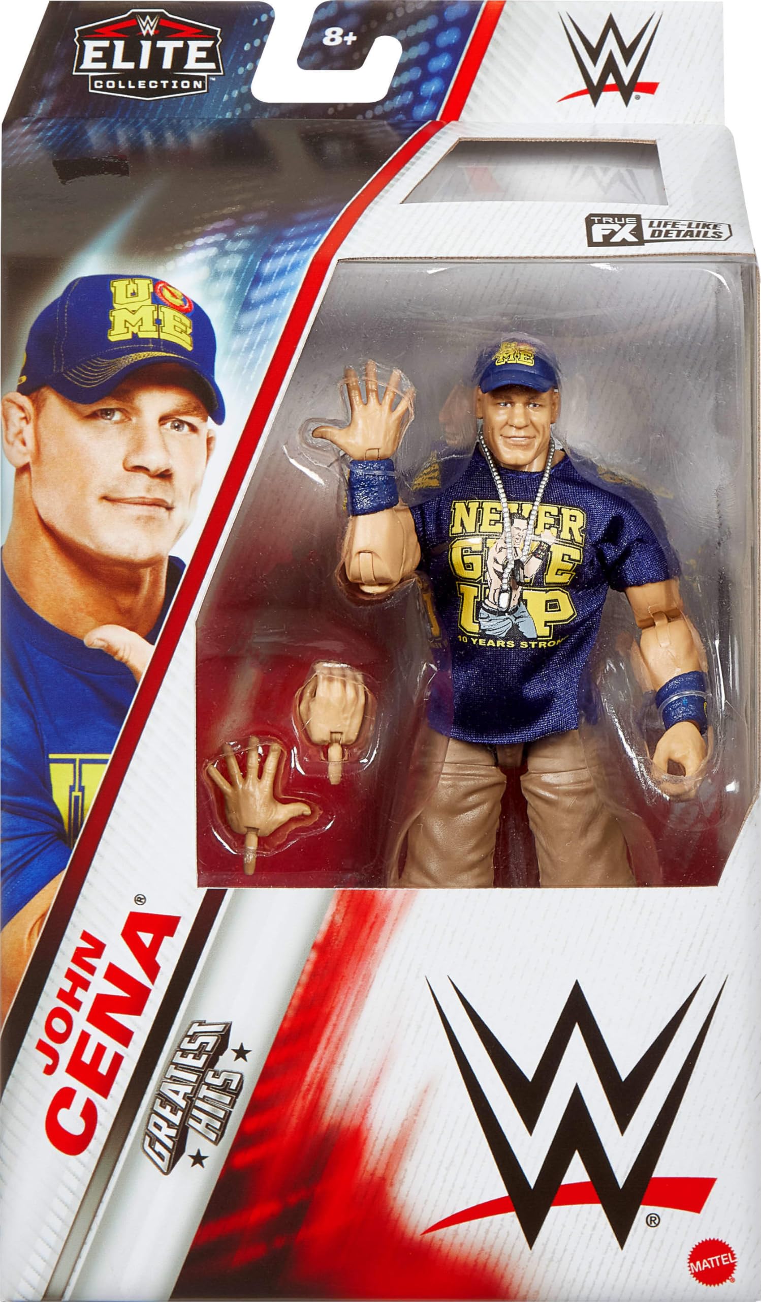 John Cena figure showing 25 articulation points for dynamic posing