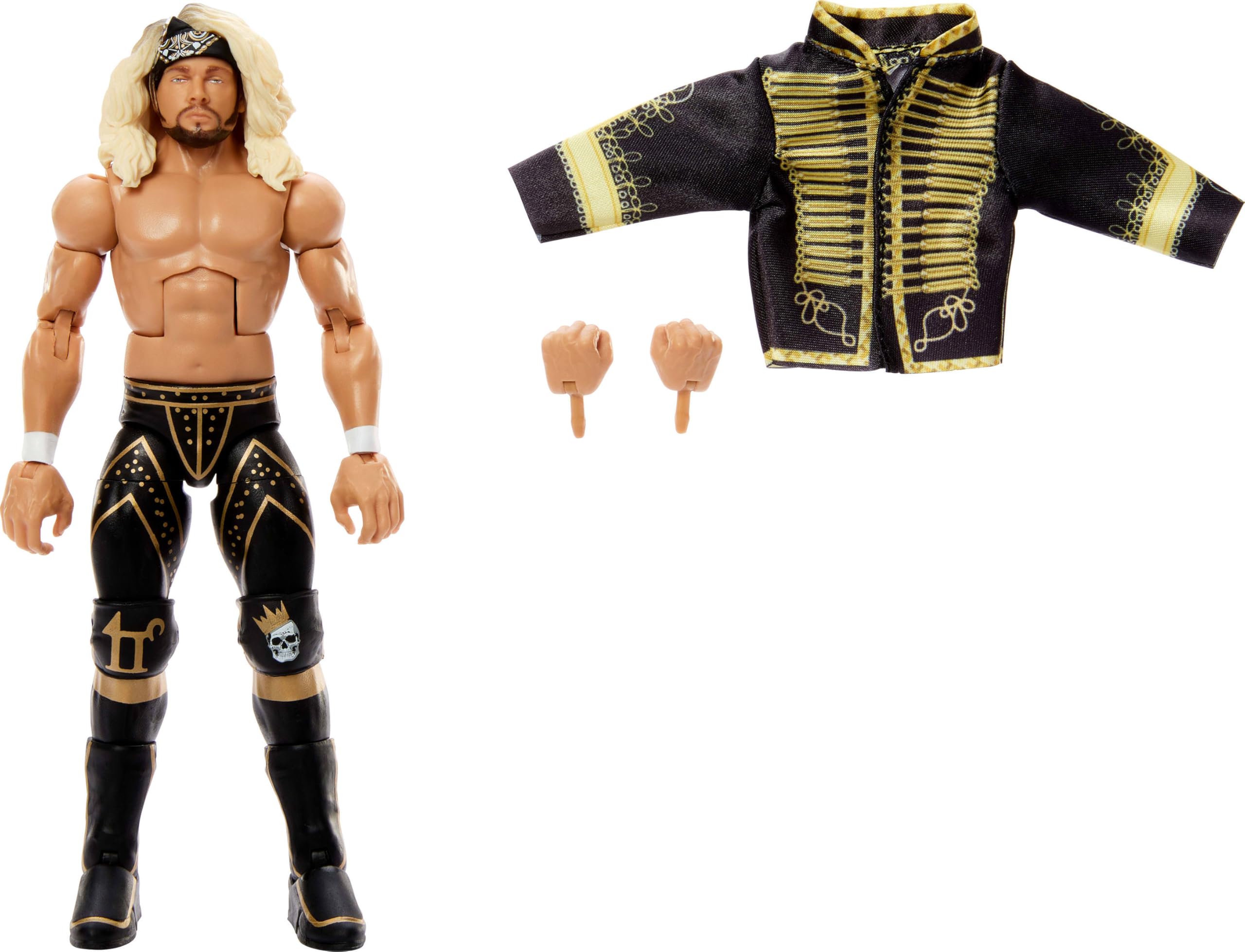 Mattel WWE Lexis King pose figure for dynamic display and play