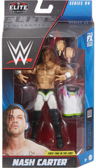 Nash Carter WWE Elite figure with deluxe articulation for dynamic poses.