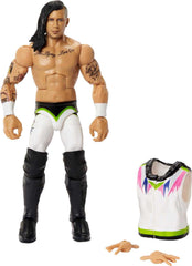 Mattel WWE Elite Nash Carter figure in front pose; ideal for display or action play.