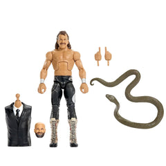 Mattel WWE Elite Jake Roberts figure with iconic accessories and deluxe articulation