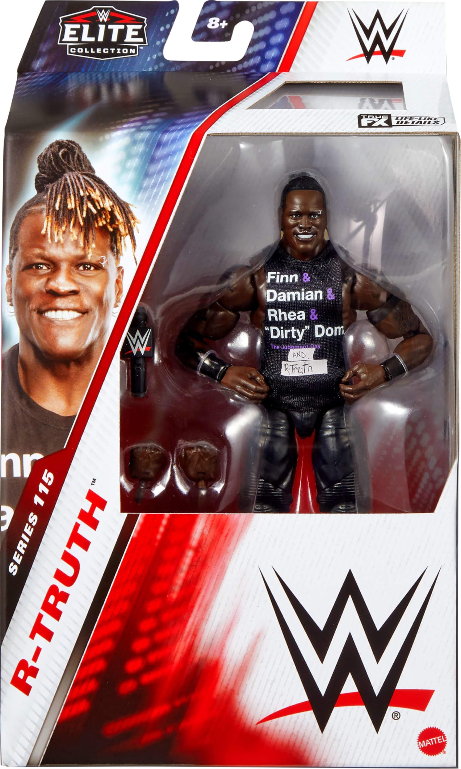 R-Truth articulation close-up showing 25 points of motion
