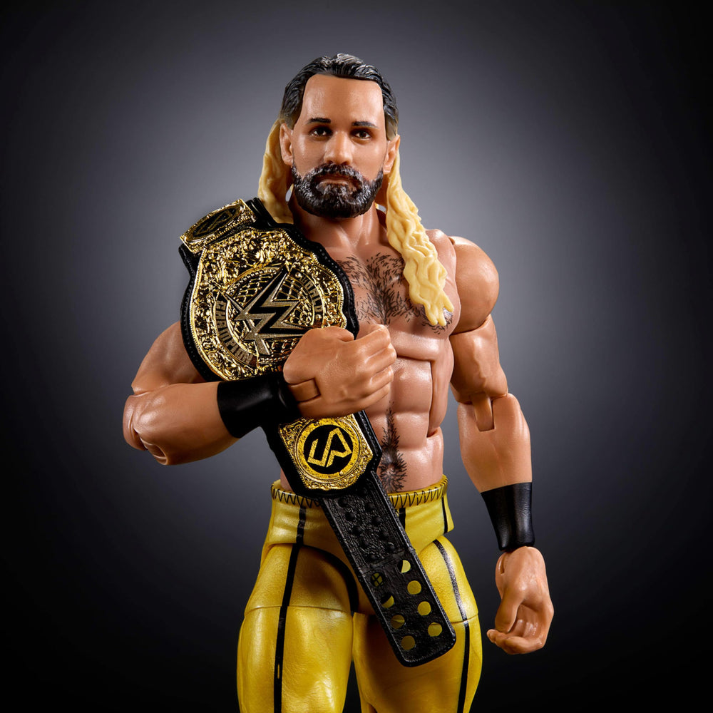Mattel WWE Elite Rollins 6-inch scale ideal for shelf display